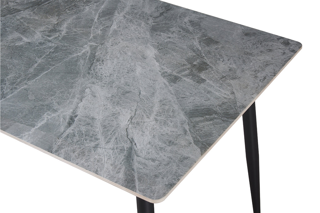 Table Kenzo 140 cm Rectangulaire Pierre Gris