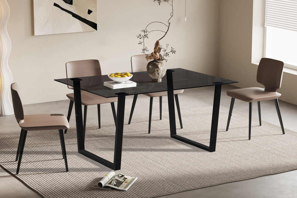 Table Boaz 150 cm Rectangulaire Verre