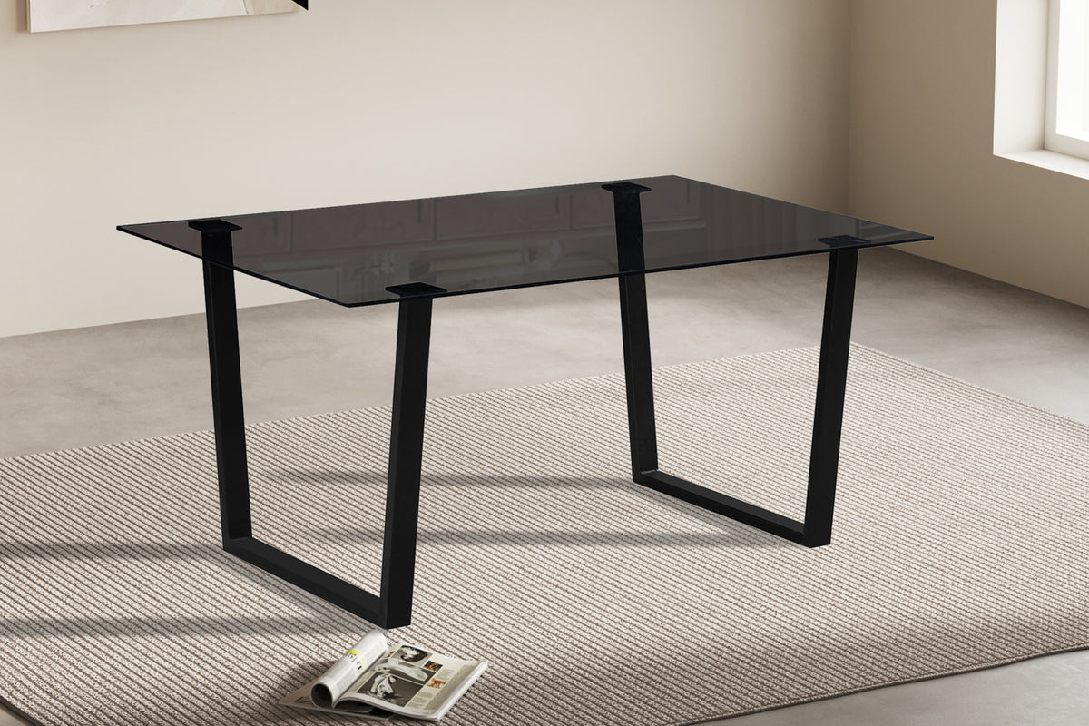 Table Boaz 150 cm Rectangulaire Verre