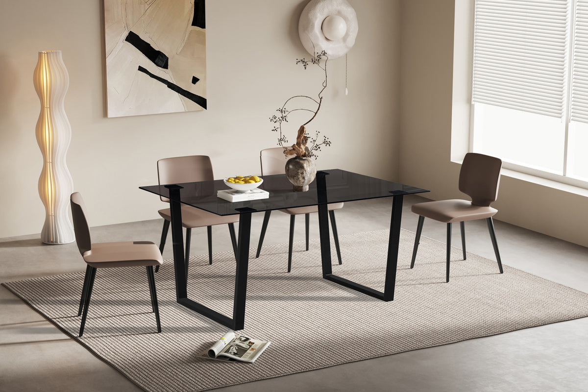 Table Boaz 150 cm Rectangulaire Verre