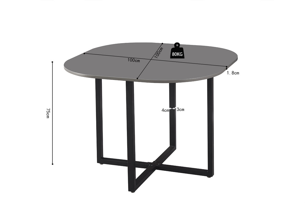 Ensemble table Eva Gris