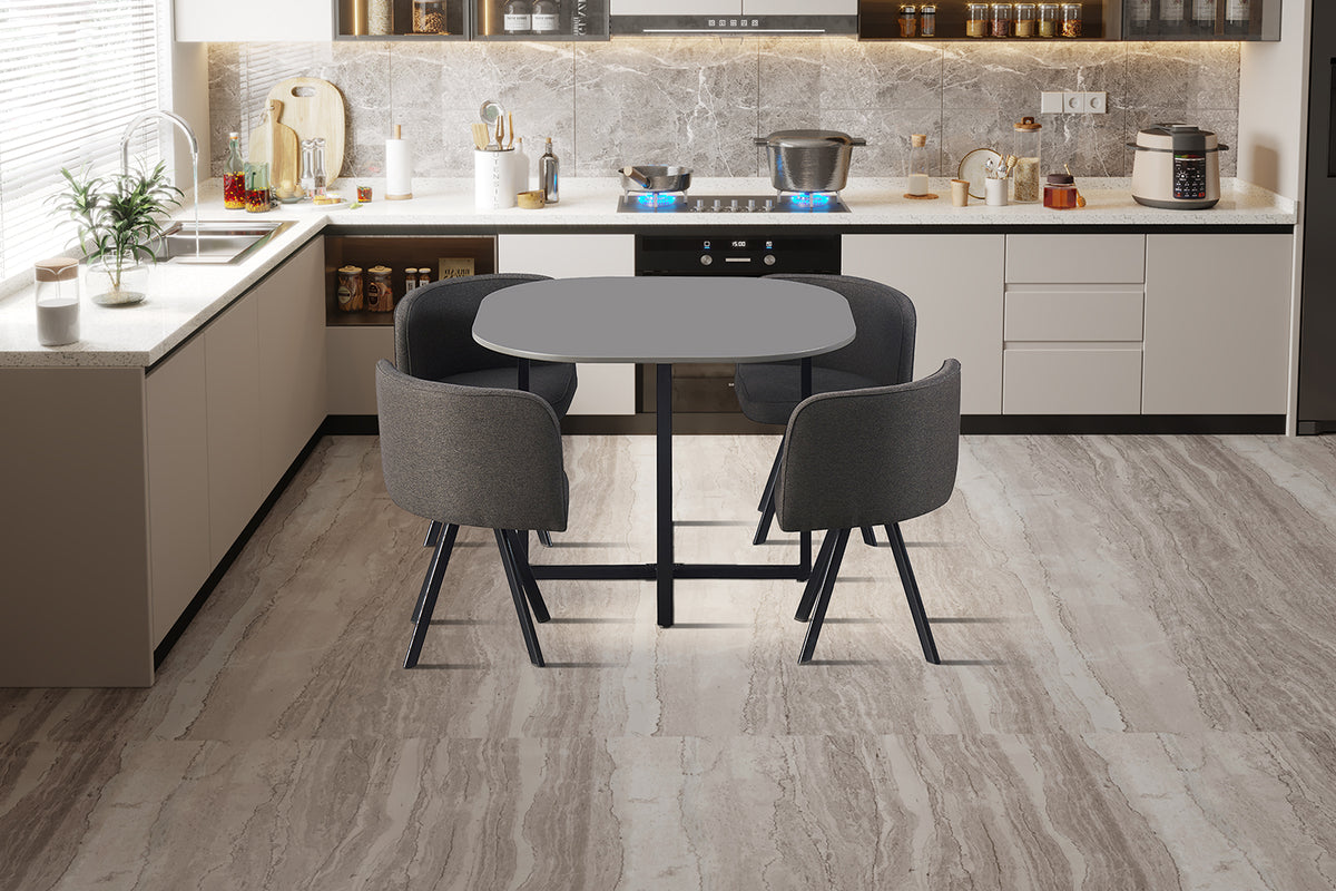 Ensemble table Eva Gris