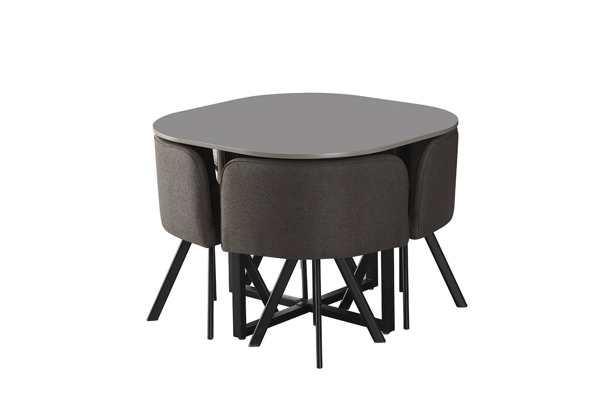 Ensemble table Eva Gris
