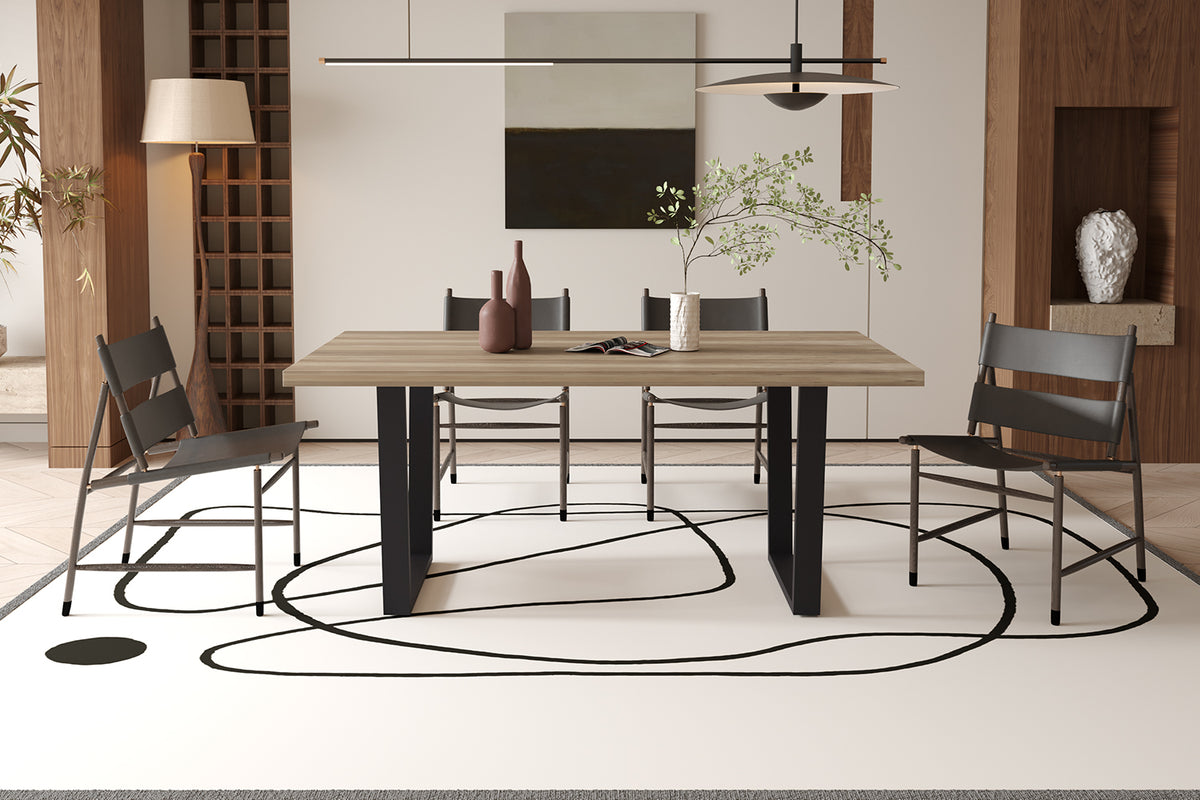 Table Armin 180 cm effet manguier