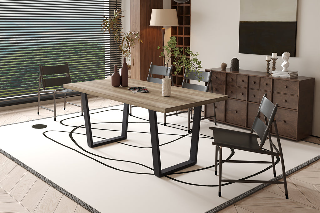 Table Armin 180 cm effet manguier