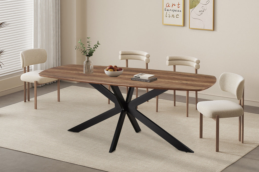 Table Aziz 200 cm Ovale Danoise Décor Mango