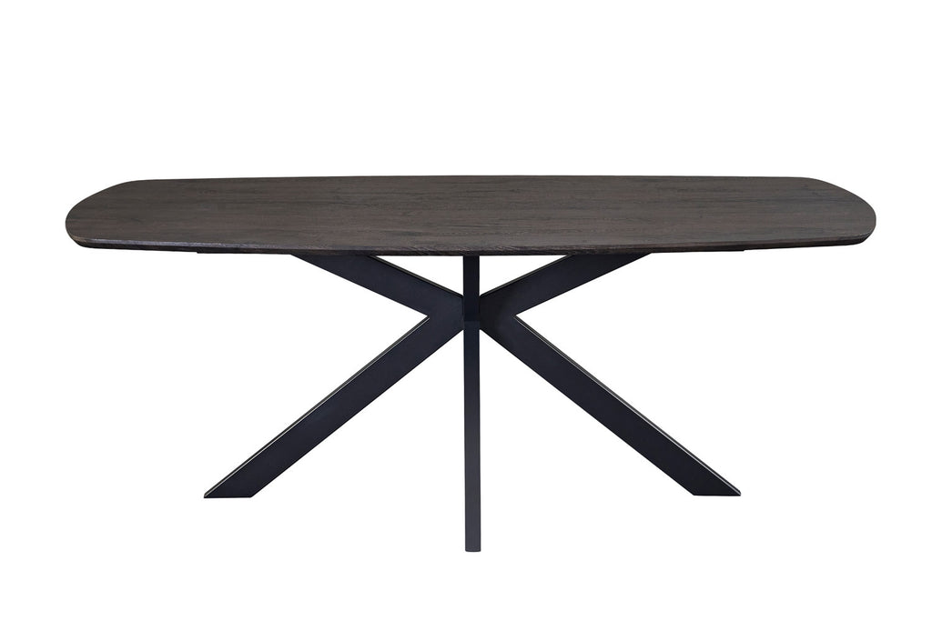 Table Aziz 200 cm Ovale Danoise Décor Brun foncé - vue 4