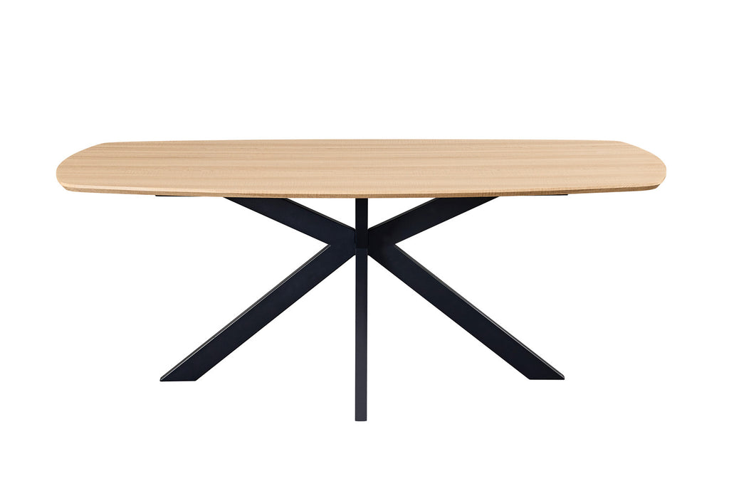 Table Aziz 200 cm Ovale Danoise Décor Chêne Naturel - vue 4