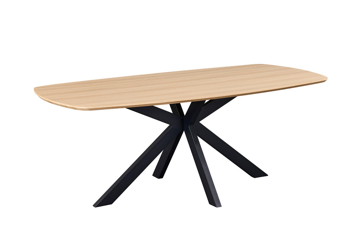 Table Aziz 200 cm Ovale Danoise Décor Chêne Naturel - vue 5