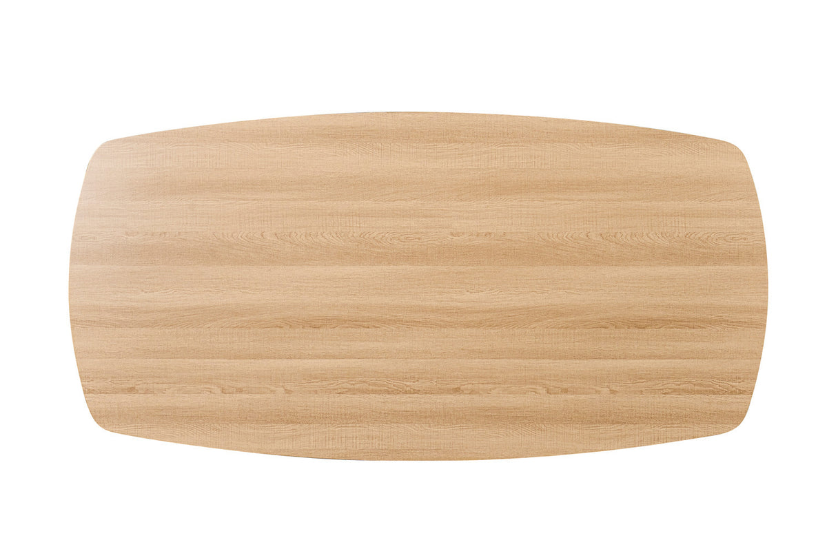 Table Aziz 200 cm Ovale Danoise Décor Chêne Naturel - vue 7