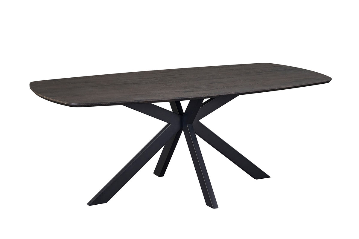 Table Aziz 200 cm Ovale Danoise Décor Brun foncé - vue 5
