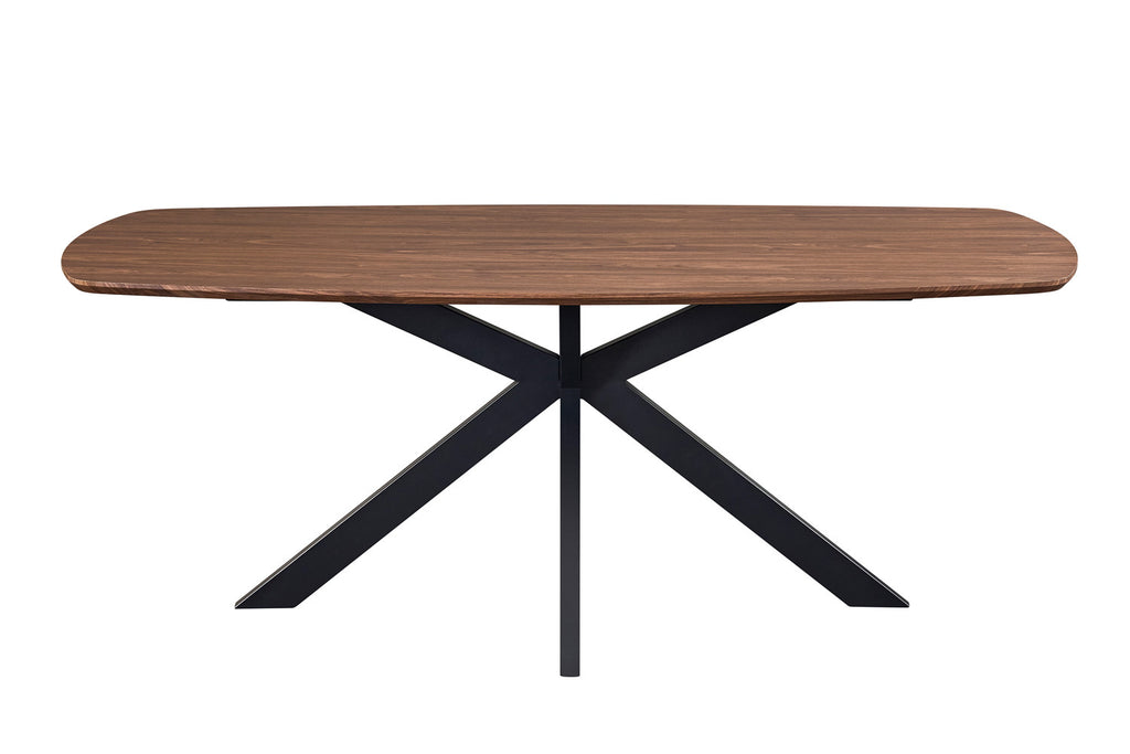 Table Aziz 200 cm Ovale Danoise Décor Chêne Foncé - vue 4