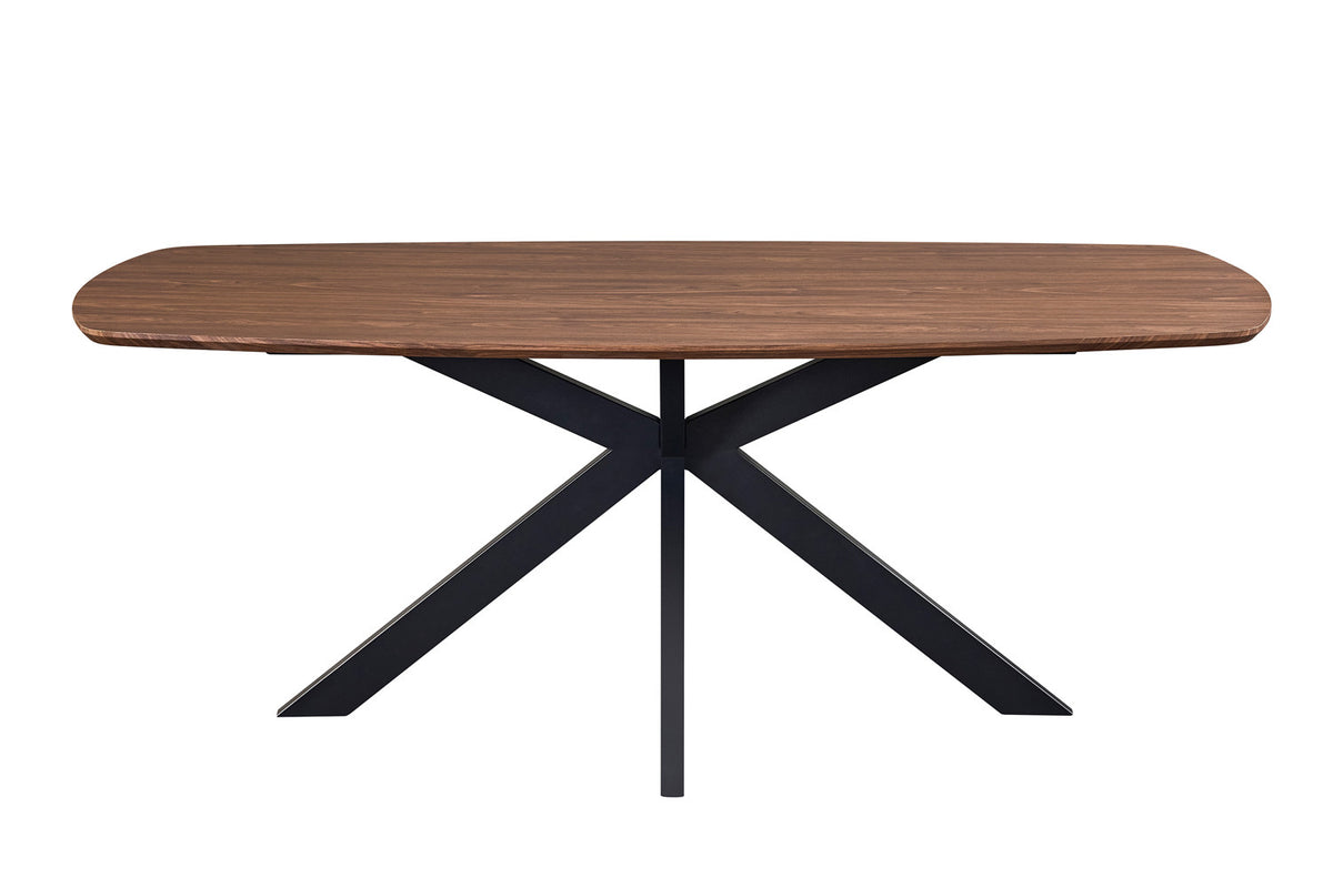 Table Aziz 200 cm Ovale Danoise Décor Chêne Foncé - vue 4
