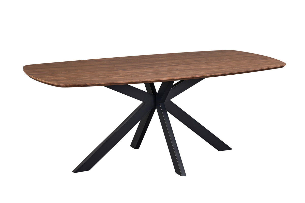 Table Aziz 200 cm Ovale Danoise Décor Chêne Foncé - vue 5