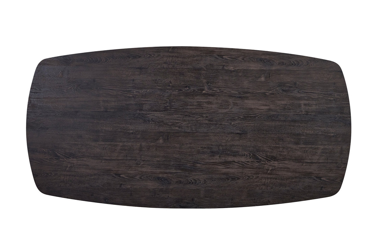 Table Aziz 200 cm Ovale Danoise Décor Brun foncé - vue 7