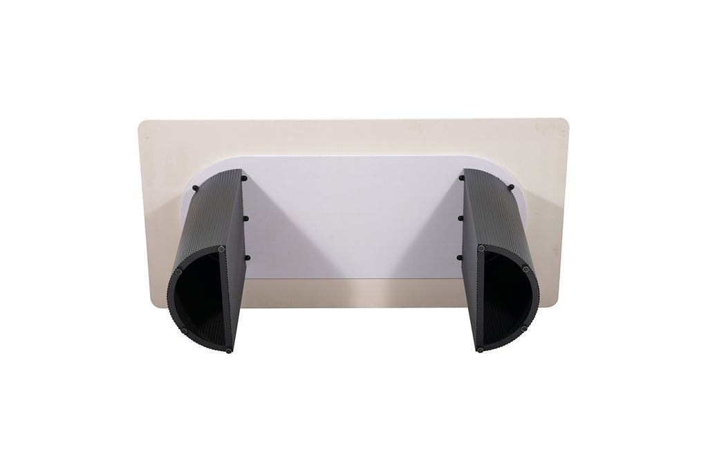 Table Lousa 180 cm Pierre Brillante Pandora – Pied Metal Noir - vue 5