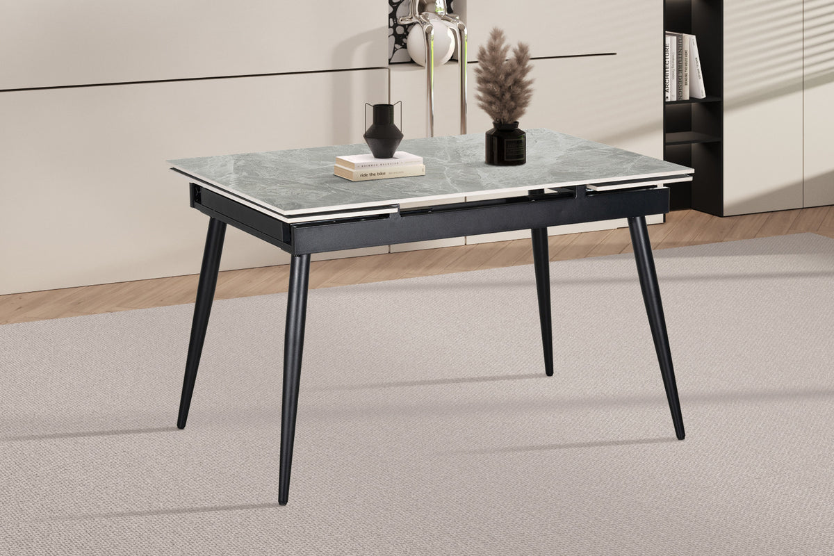 Table extensible Hero 120-180 cm Pierre Brillante Italian Gris - vue 3