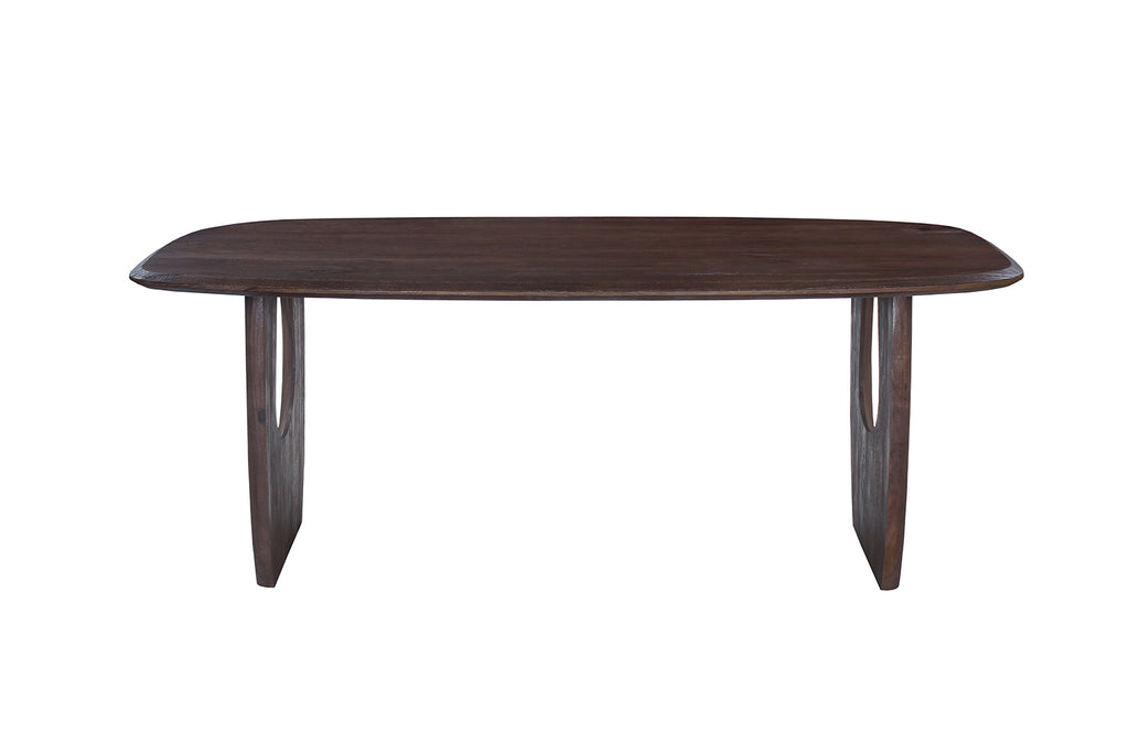 Table Braga ovale danoise bois de manguier Brun Foncé