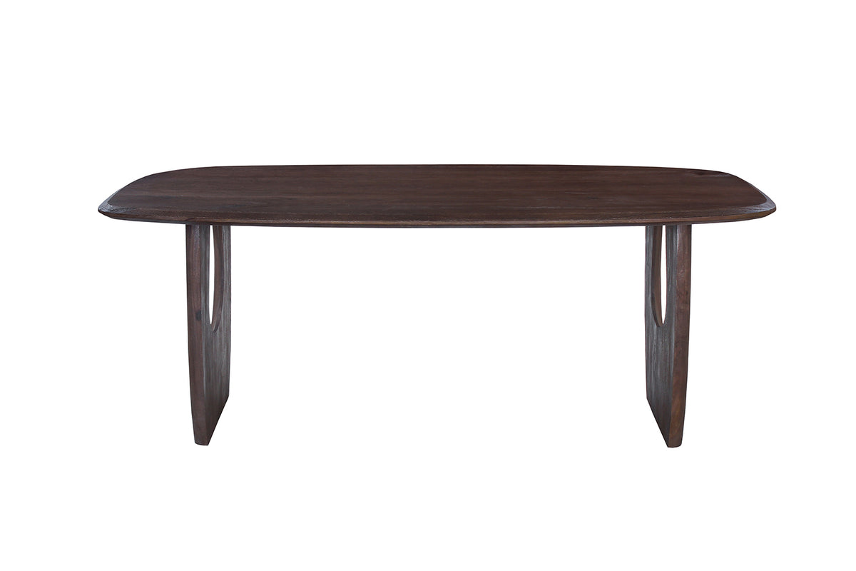 Table Braga ovale danoise bois de manguier Brun Foncé