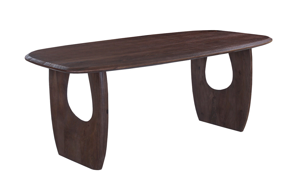 Table Braga ovale danoise bois de manguier Brun Foncé
