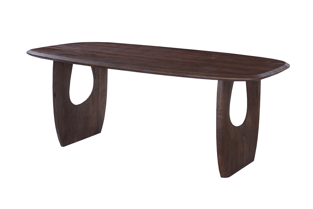 Table Braga ovale danoise bois de manguier Brun Foncé