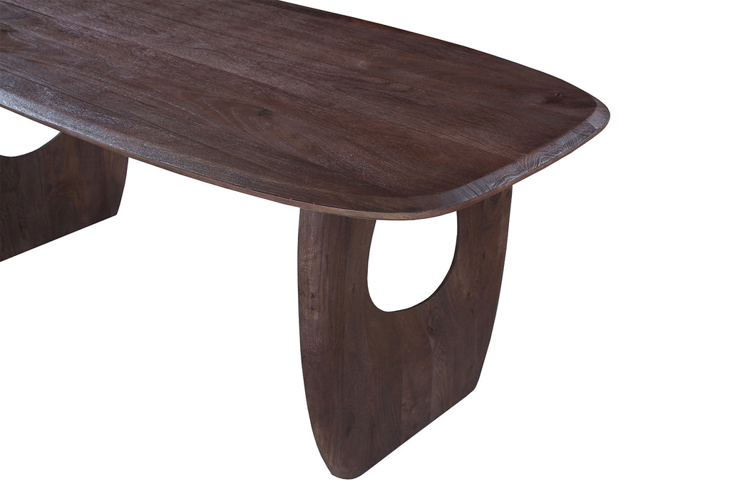 Table Braga ovale danoise bois de manguier Brun Foncé