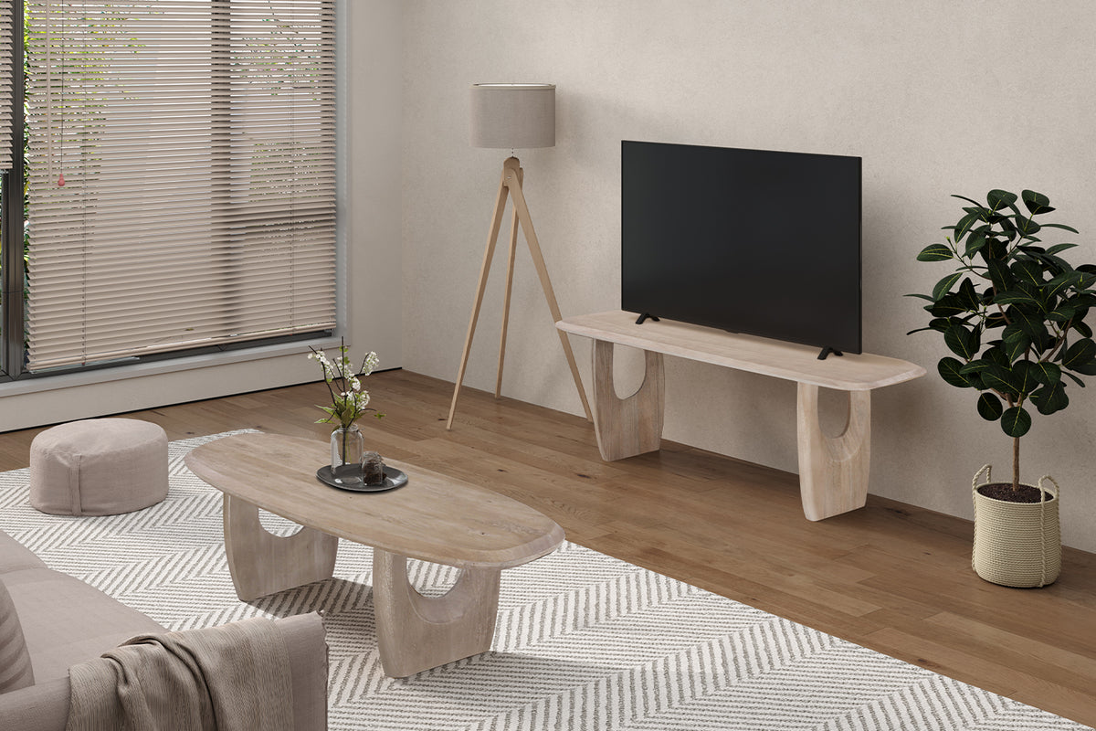 Table Braga ovale danoise bois de manguier Brun Foncé