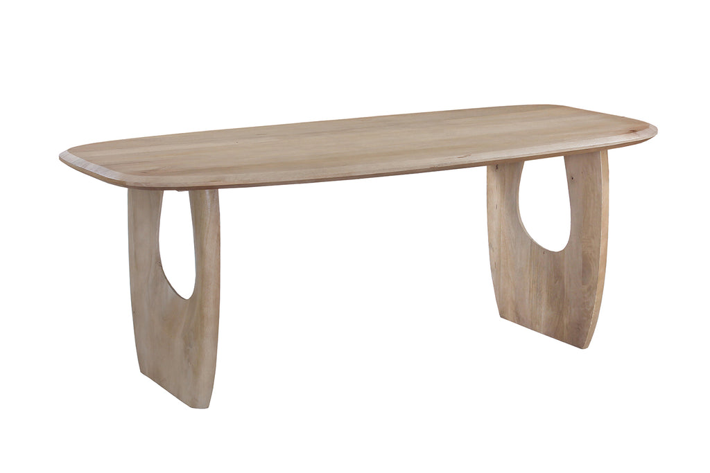 Table Braga ovale danoise bois de manguier Amande