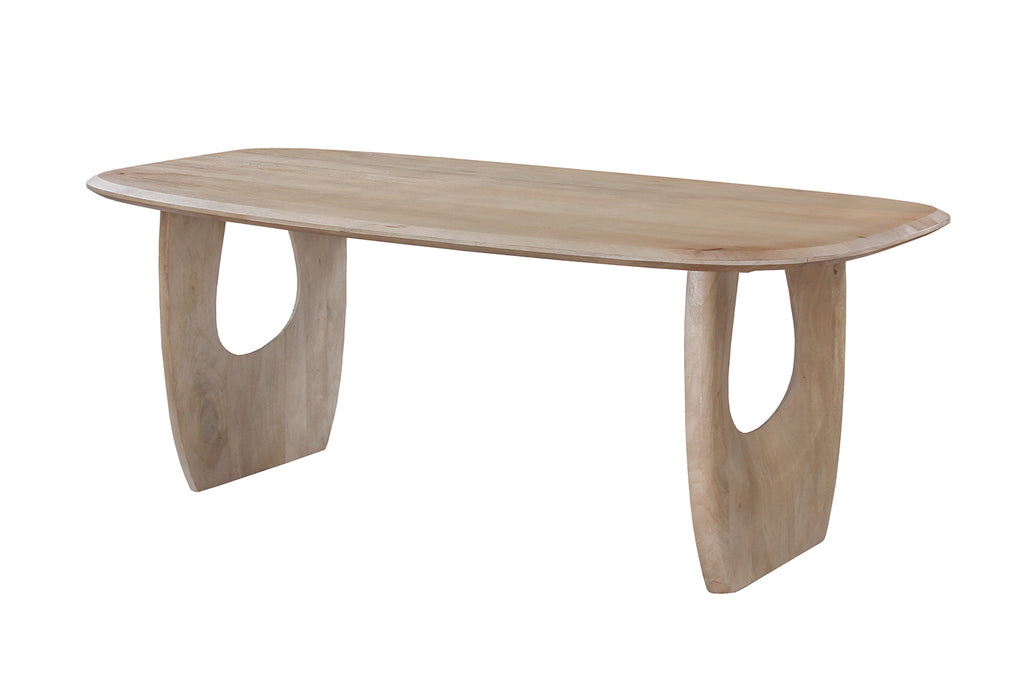 Table Braga ovale danoise bois de manguier Amande