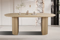 Table Lagos 200 cm Ovale Décor Chêne Naturel