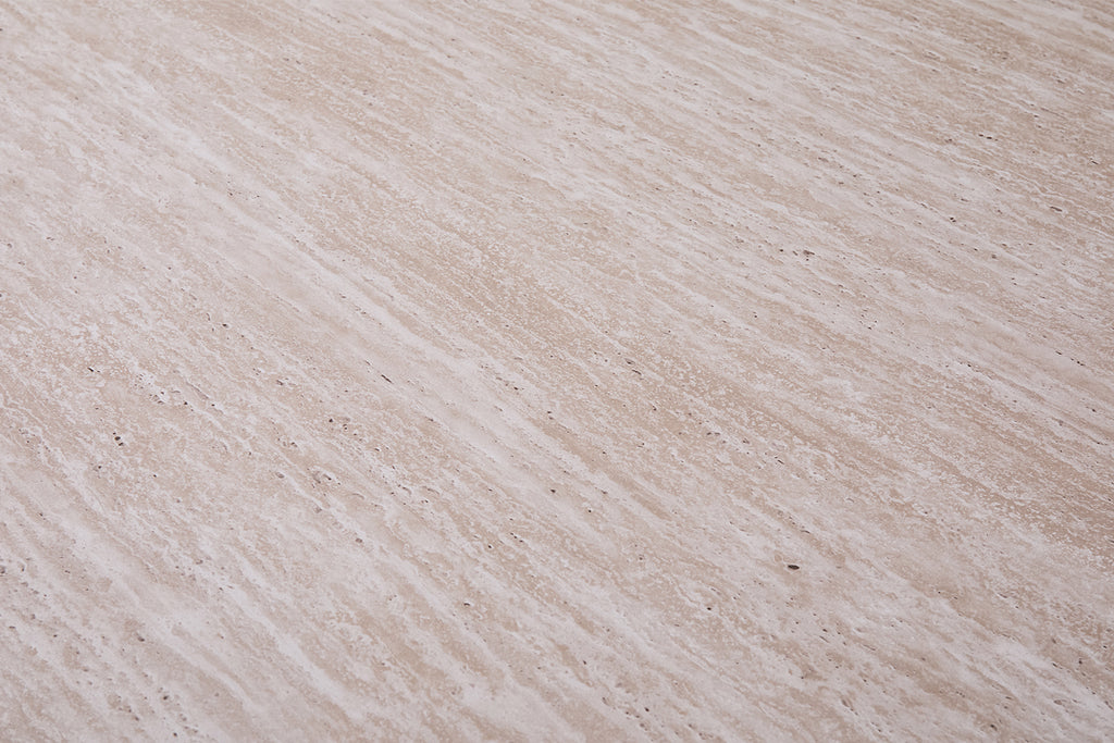 Table Lagos 220 cm Ovale effet travertin Beige