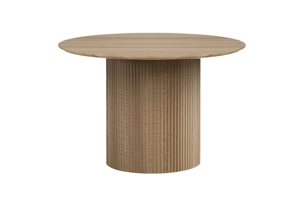 Table Lagos 120 cm Ronde effet chêne Naturel