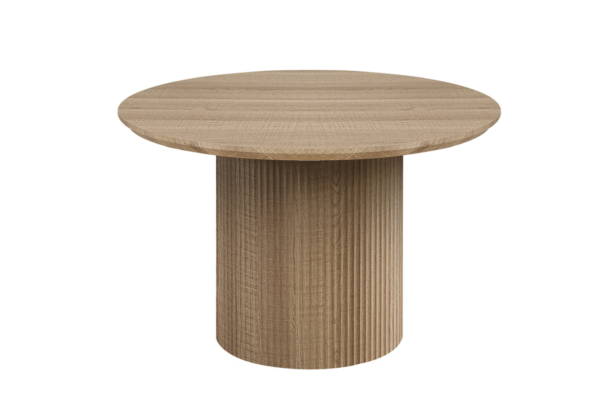 Table Lagos 120 cm Ronde effet chêne Naturel