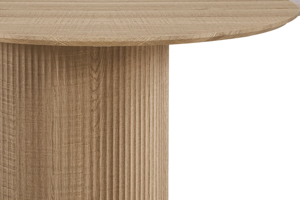 Table Lagos 120 cm Ronde effet chêne Naturel