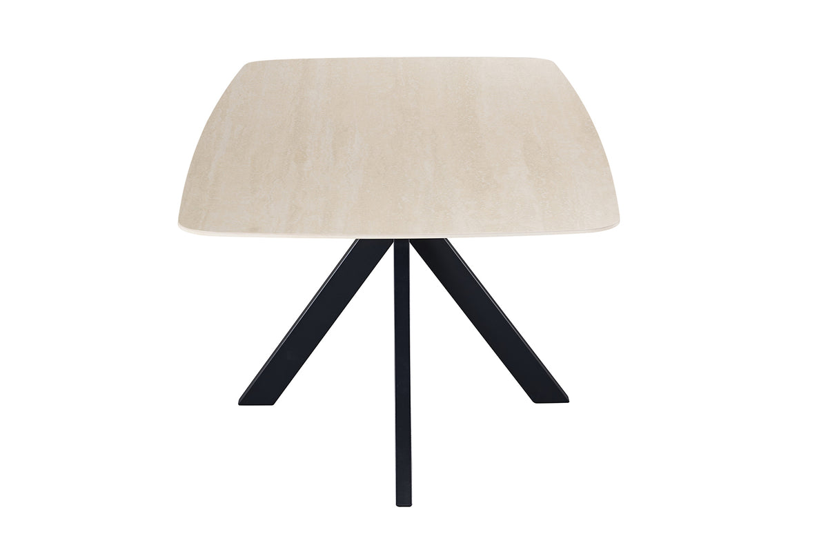 Table Apollo 200 cm ovale danoise Pierre Beige