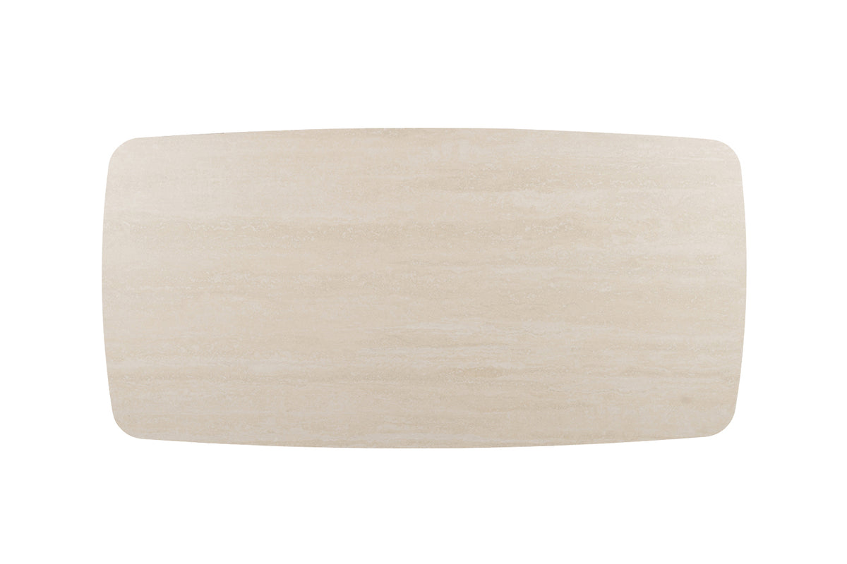 Table Apollo 200 cm ovale danoise Pierre Beige