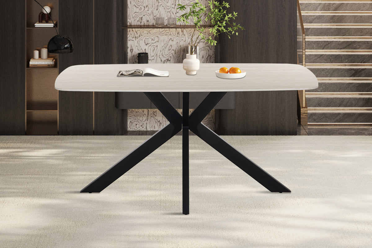 Table Apollo 160 cm ovale danoise Pierre Gris