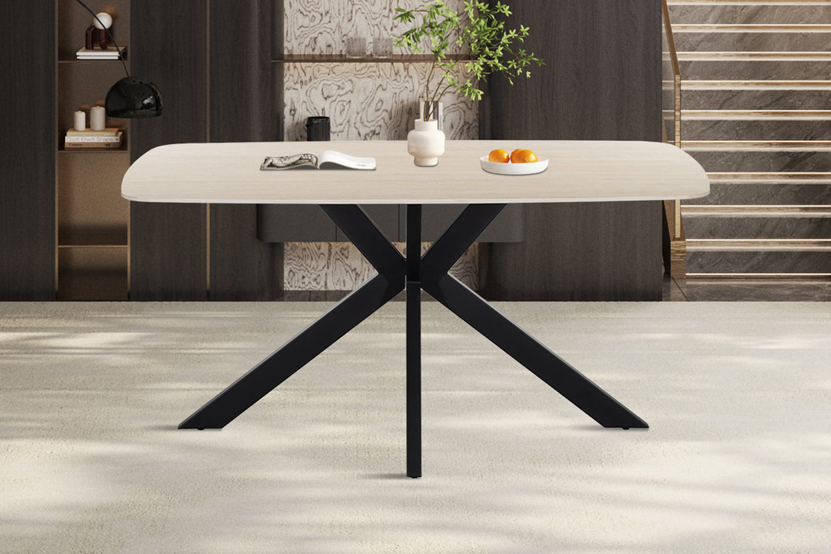 Table Apollo 160 cm ovale danoise Pierre beige