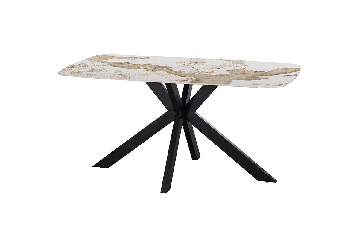 Table Apollo 160 cm ovale danoise pierre brillante
