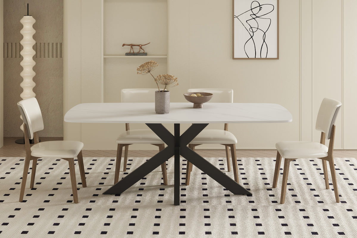 Table Apollo 180 cm ovale danoise Pierre Blanc