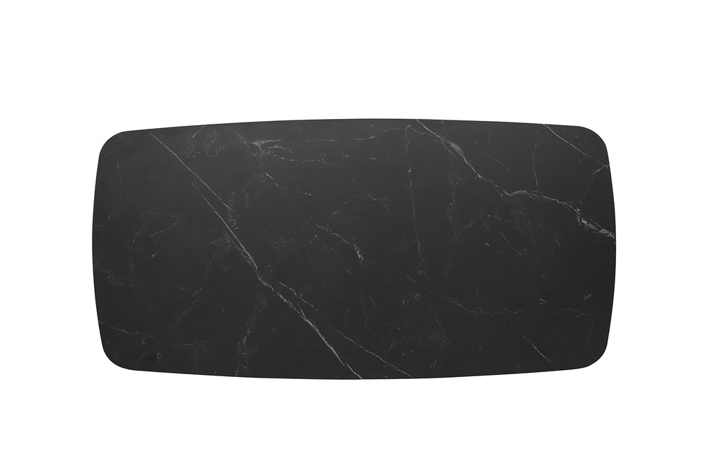 Table Apollo 180 cm ovale danoise Pierre Noir