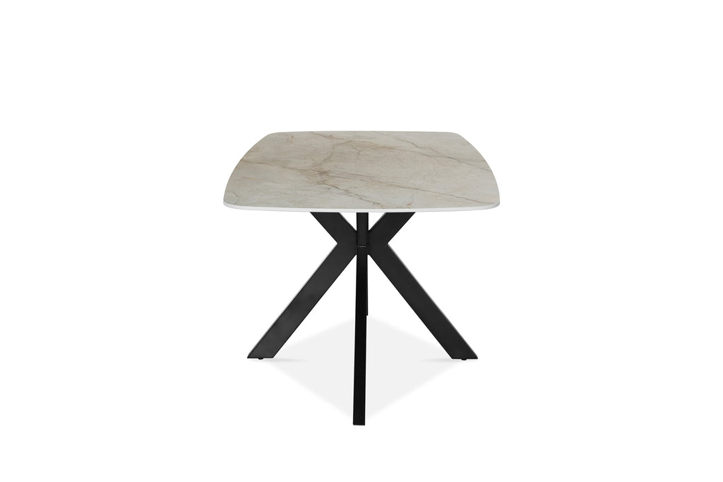 Table Apollo 180 cm ovale danoise Pierre Brillant Beige