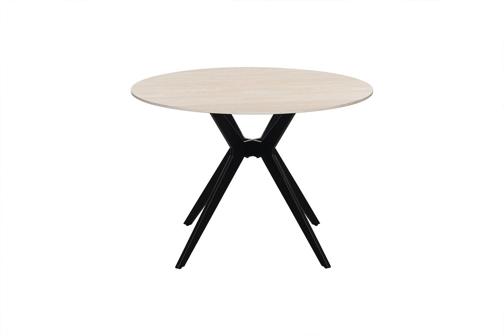 Table Apollo 110 cm Ronde Pierre Baroque Beige - vue 4