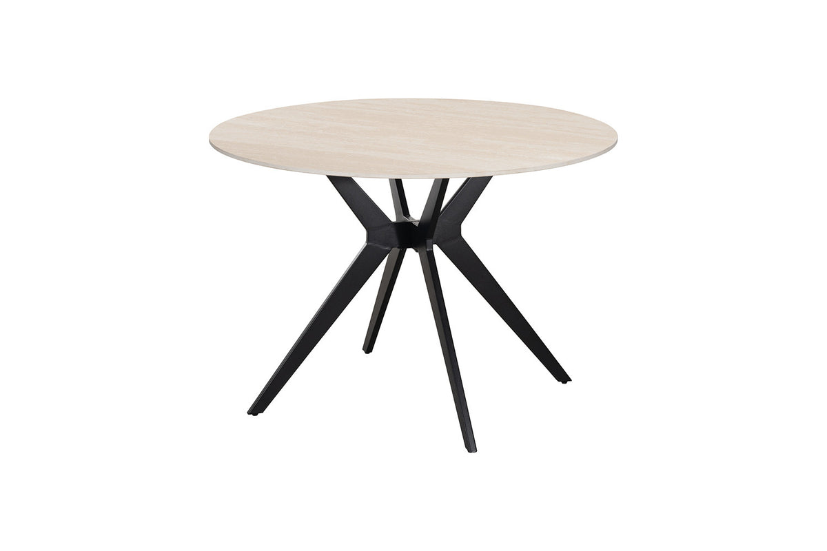 Table Apollo 110 cm Ronde Pierre Baroque Beige - vue 5