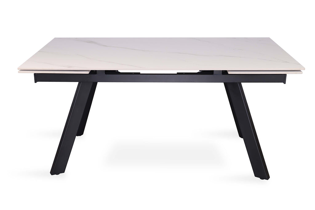 Table extensible Hera 160-240 cm Rectangulaire Pierre Blanc