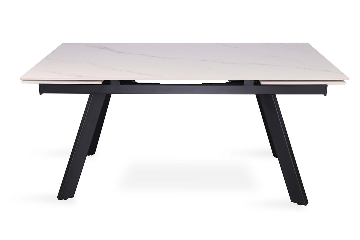 Table extensible Hera 160-240 cm Rectangulaire Pierre Blanc