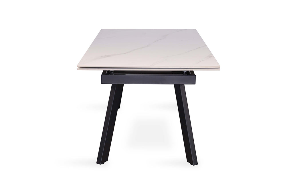 Table extensible Hera 160-240 cm Rectangulaire Pierre Blanc