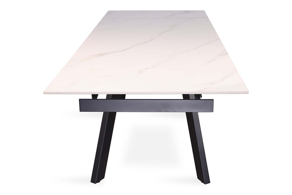 Table extensible Hera 160-240 cm Rectangulaire Pierre Blanc