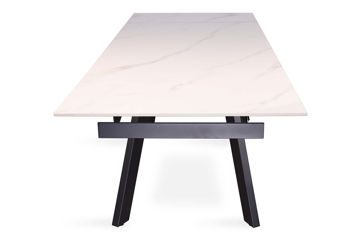 Table extensible Hera 160-240 cm Rectangulaire Pierre Blanc