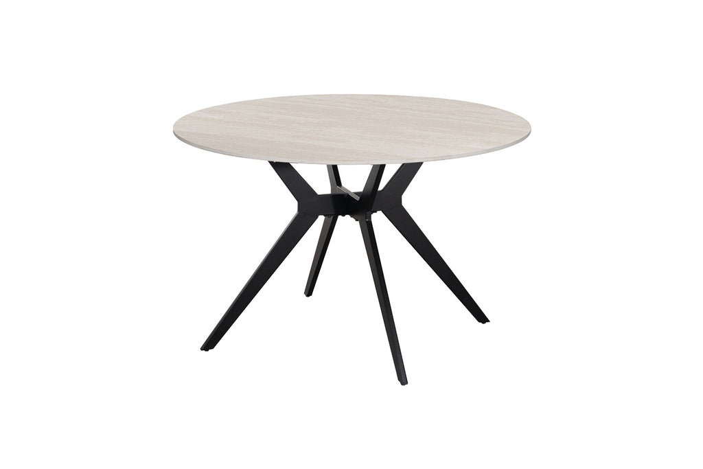 Table Apollo 120 cm Ronde Pierre Baroque Gris - vue 5